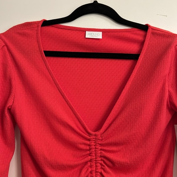 Abound Long Sleeve Cinched top, Small NWT - Picture 2 of 7